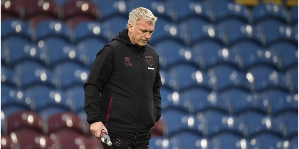 Moyes dejected after hopes of...