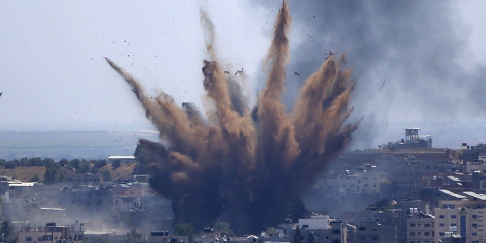 Reaction As Israeli Air Strike...