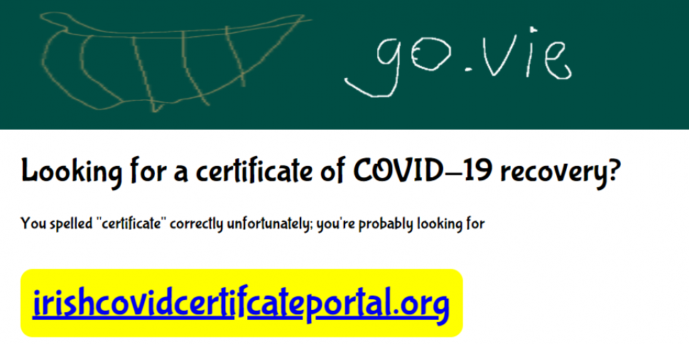Government's new COVID cert we...