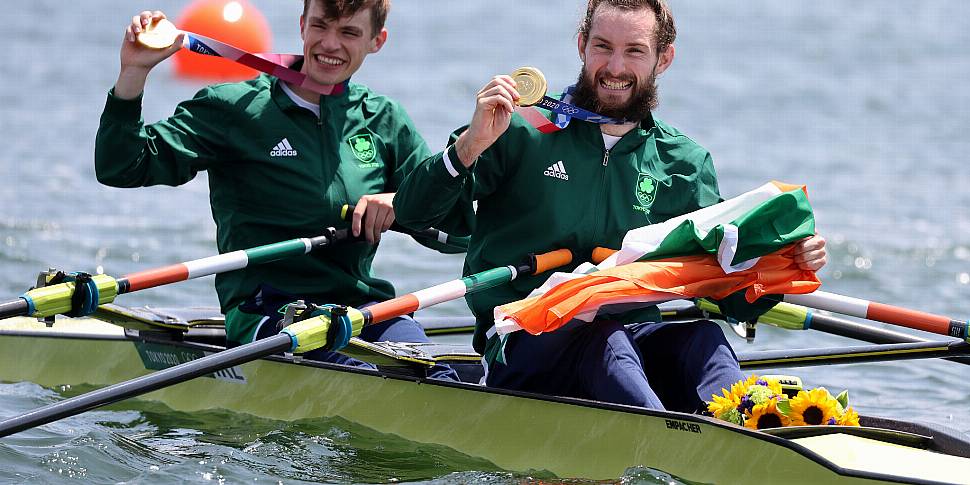 Rowers Fintan McCarthy and Pau...