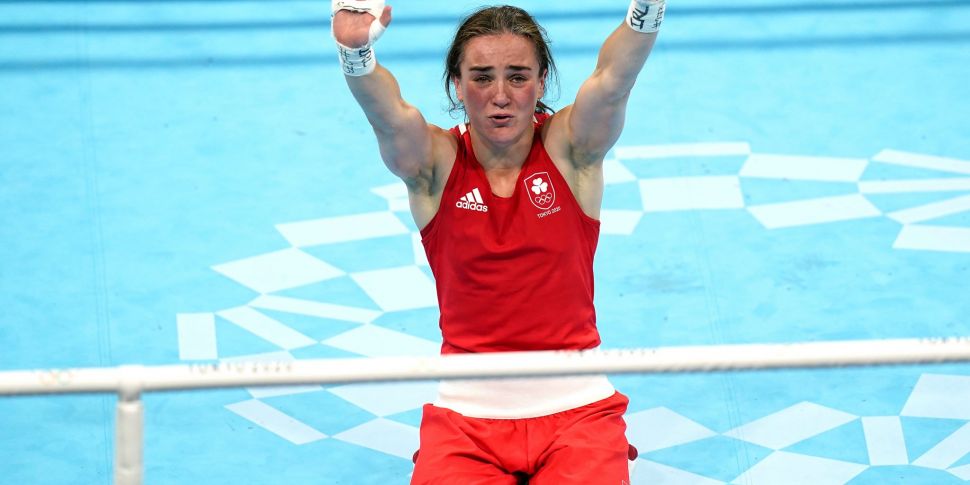 Irish boxer Kellie Harrington...