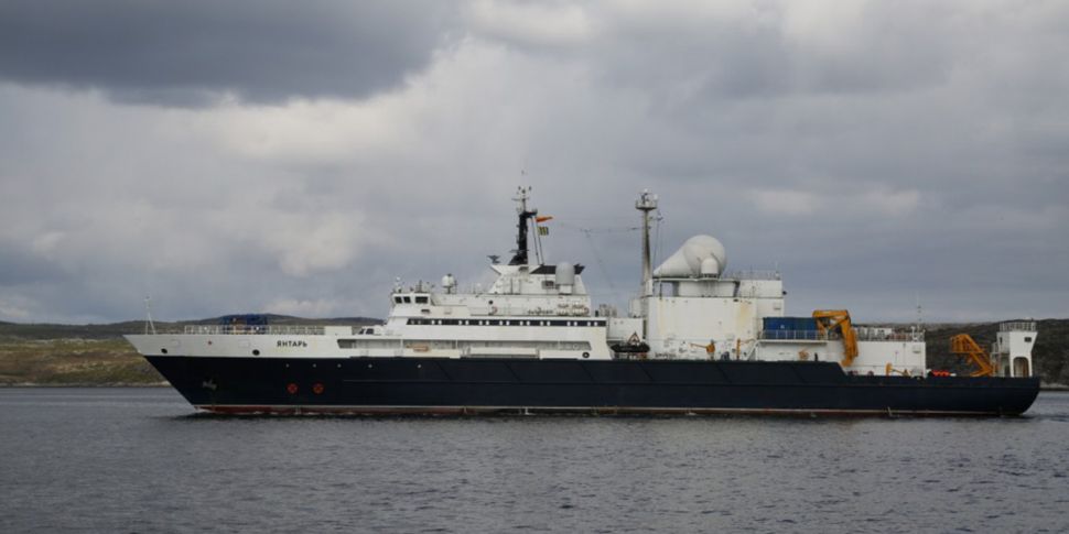 Russian spy ship off Irish coa...