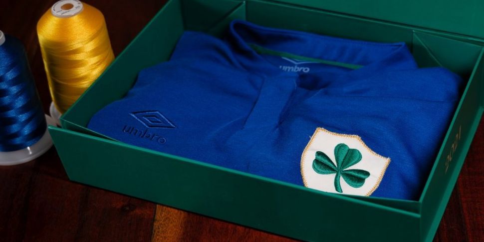 Umbro release blue Ireland jer...