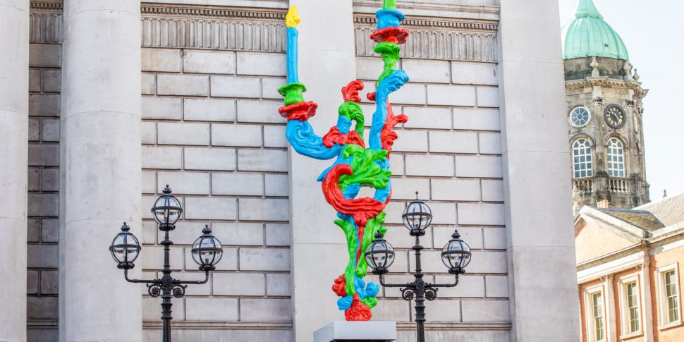 Dublin's latest sculpture was...