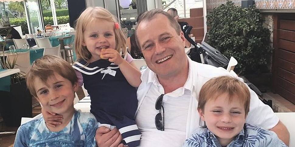 Grieving father Andrew McGinle...