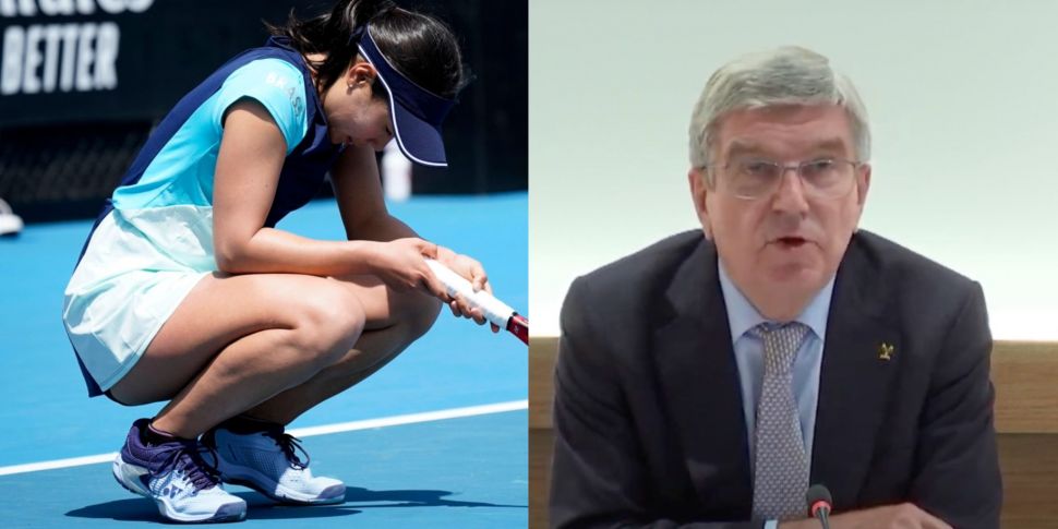 IOC president Bach admits Peng...