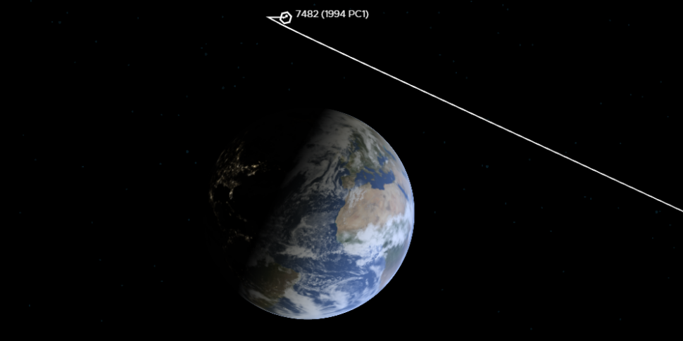 Enormous asteroid 'the size of...