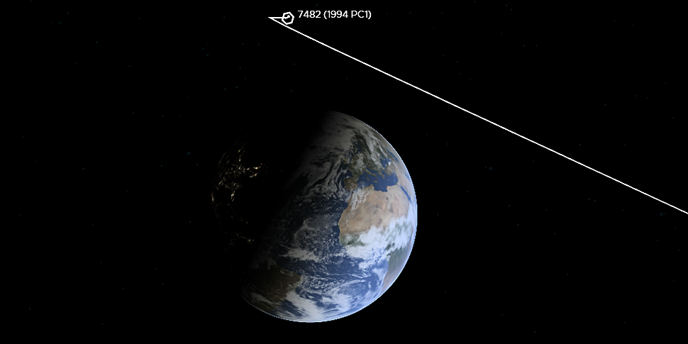 Enormous asteroid 'the size of...