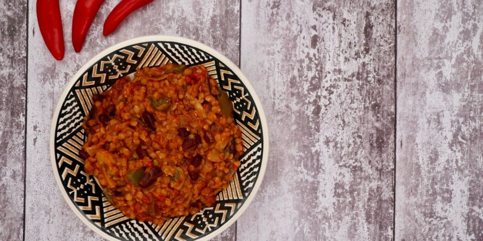 A vegan vegetable chilli recip...