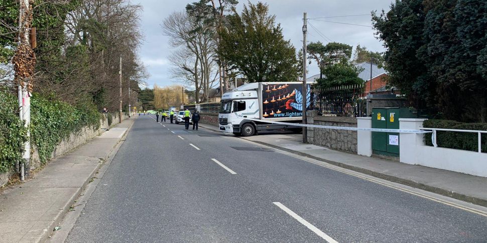 Truck driven into Russian Emba...