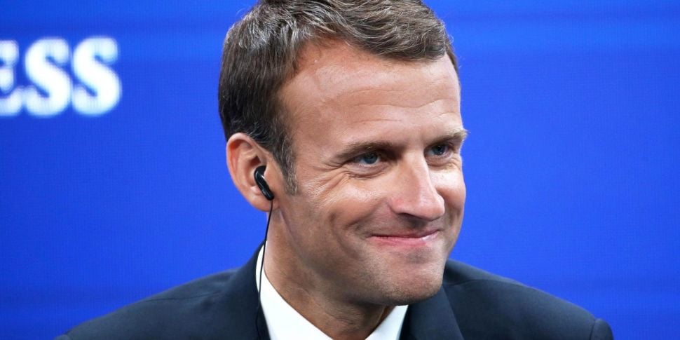 Emmanuel Macron wins a second...
