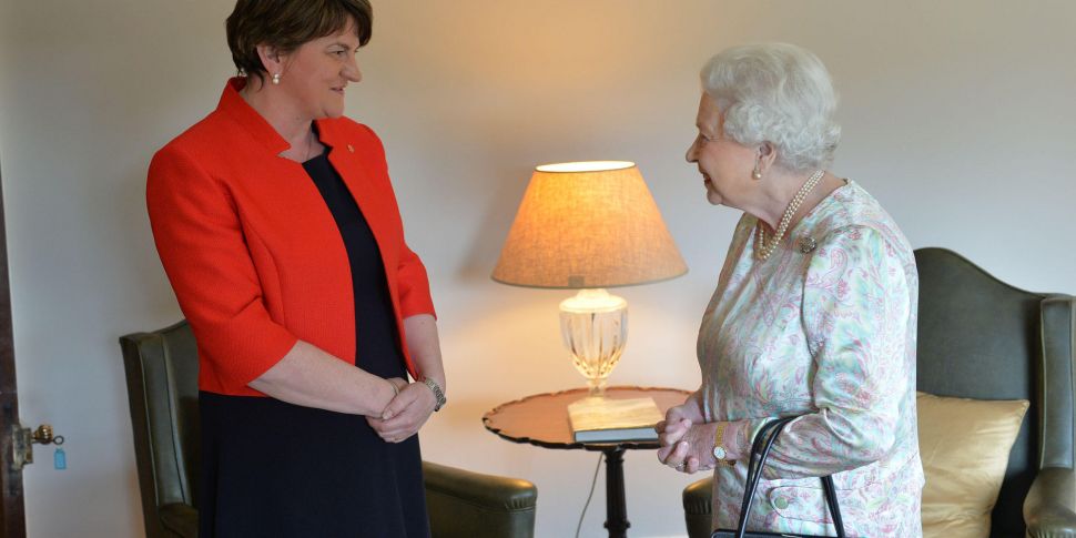 Arlene Foster knighted by Quee...