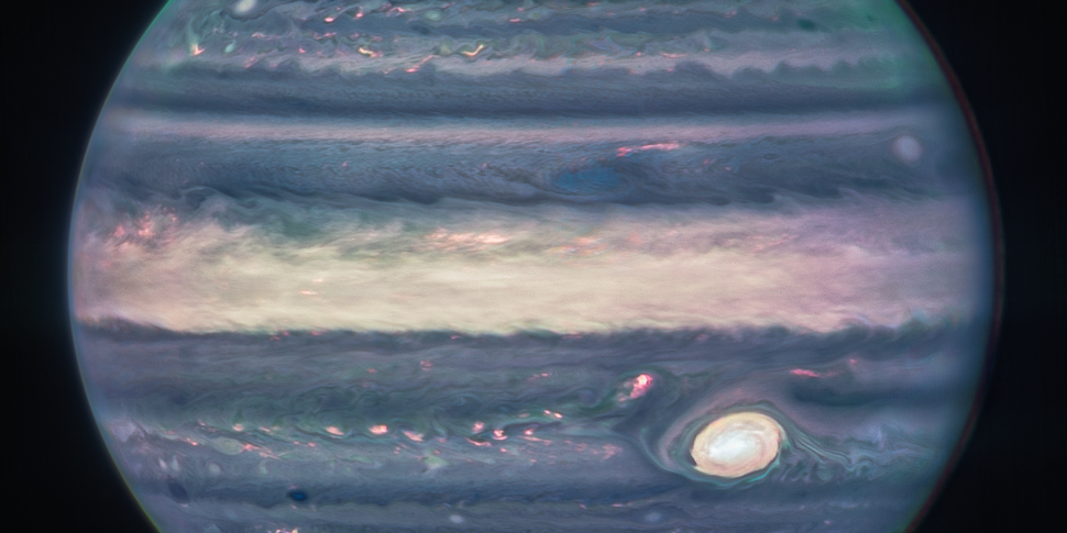 Webb images showing Jupiter 'i...