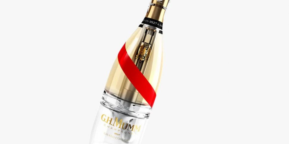 Champagne designed for space