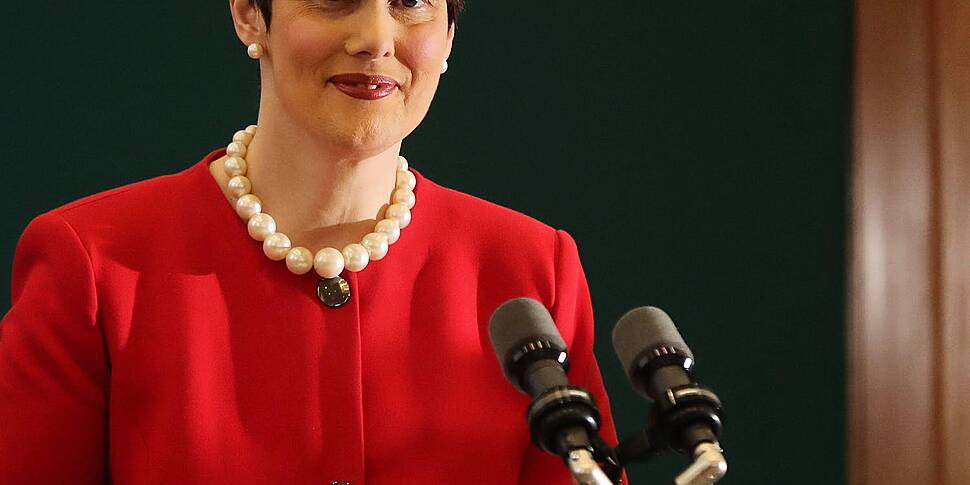 We speak to Minister Foley as...