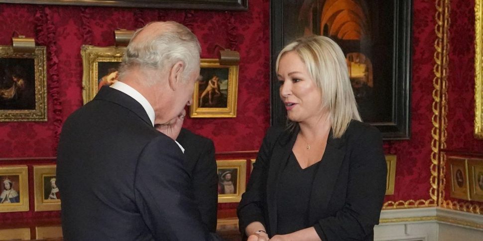 Michelle O'Neill attending Bri...