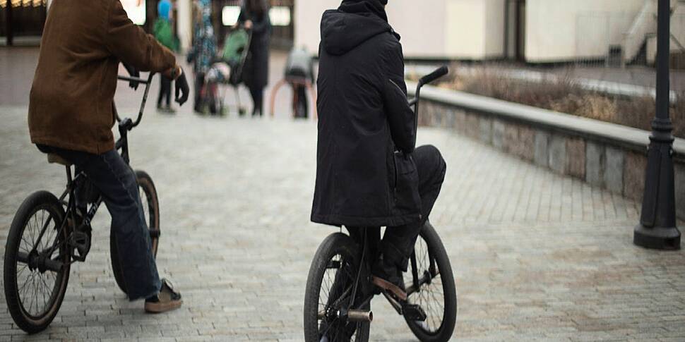 Gangs wearing masks on e-bikes...