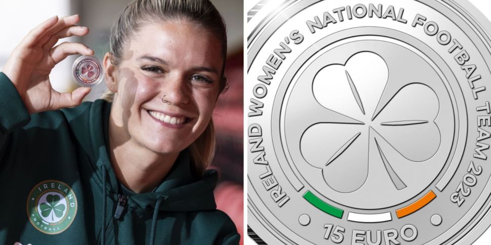 Ireland women’s football team honoured with commemorative coin | Newstalk
