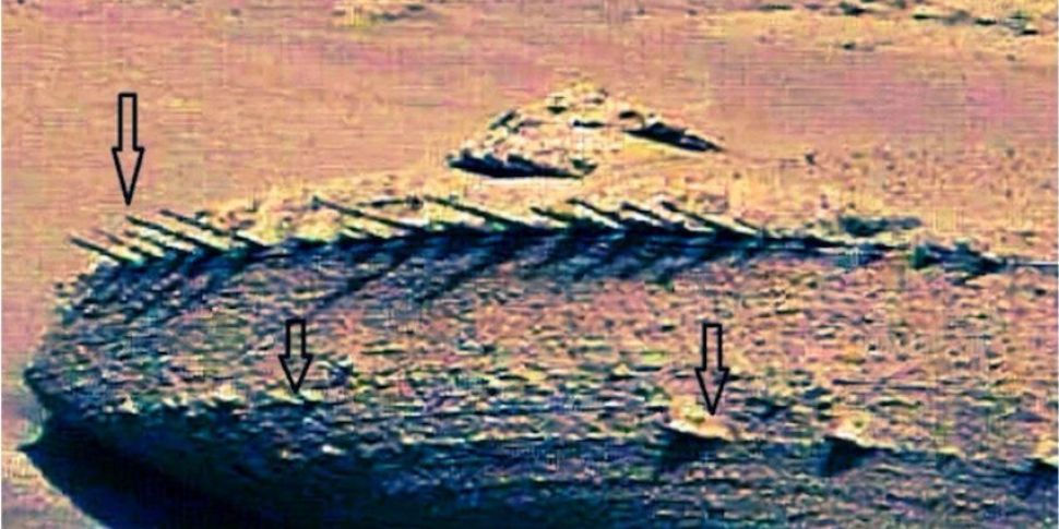 'Alien spaceship' on Mars more...