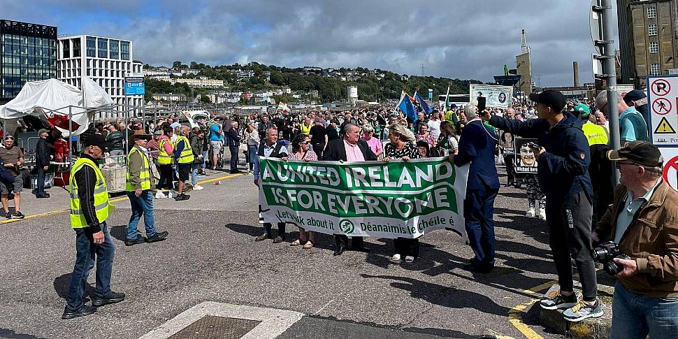 Gerry Adams attends hunger str...