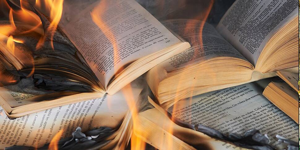 Library protests, book burning...