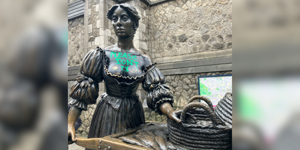Molly Malone statue vandalised...