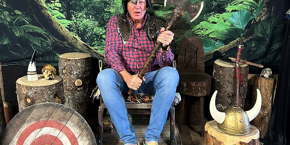 Bobby goes axe throwing