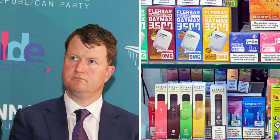 Malcolm Byrne: Vapes should be...