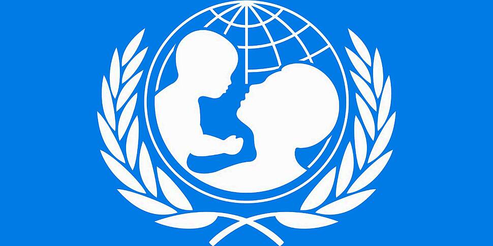 We hear from UNICEF live from...