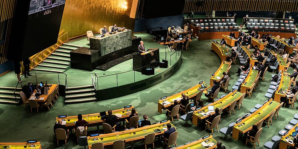 UN General Assembly has voted...