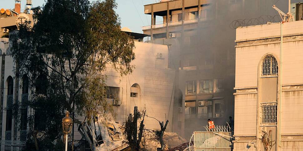 Iranian consulate in Damascus...