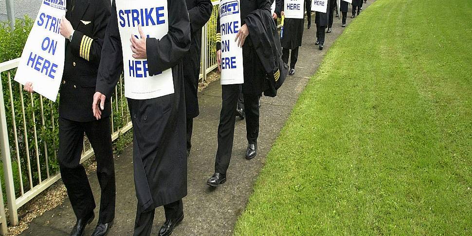 Aer Lingus Pilot Strike.  Shou...