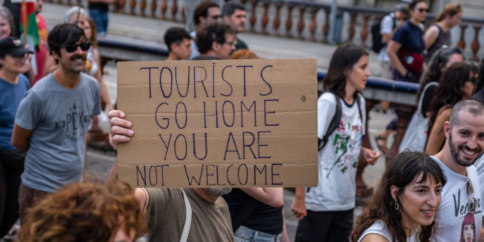 ‘Go home’ - Barcelona tourism...