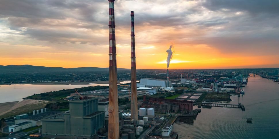 Dublin's iconic Poolbeg Chimne...