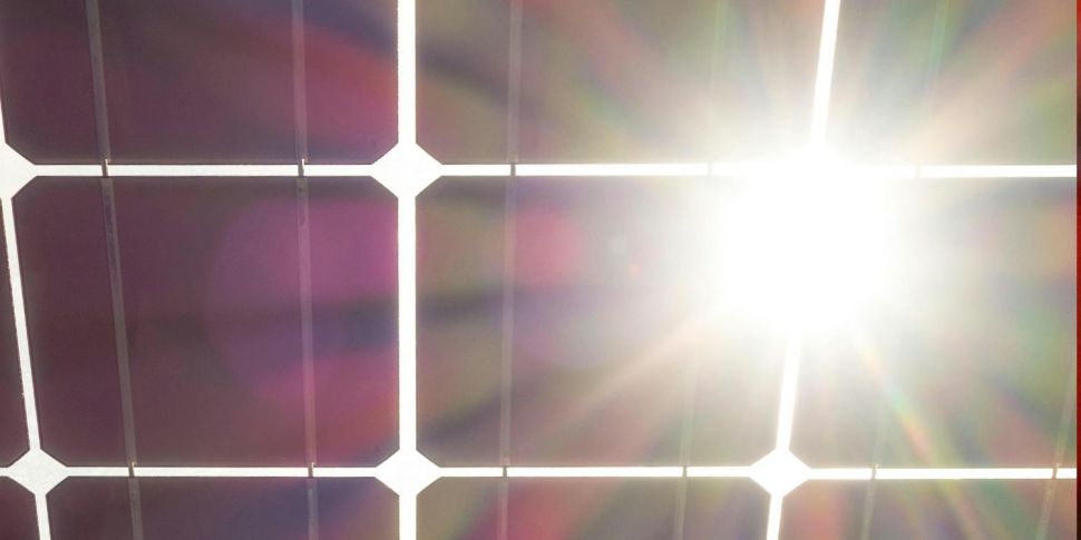 Solar panels can actually prov...