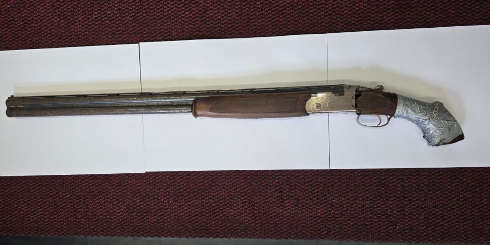 Shotgun and ammunition seized...