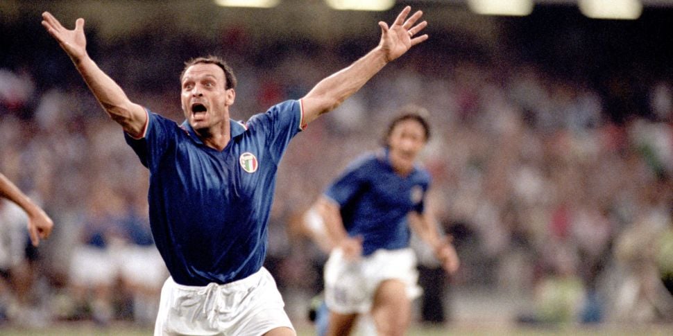 Italia 90 hero Totò Schillaci...