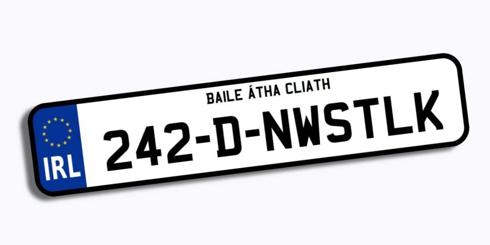 No Irish on number plates - wh...