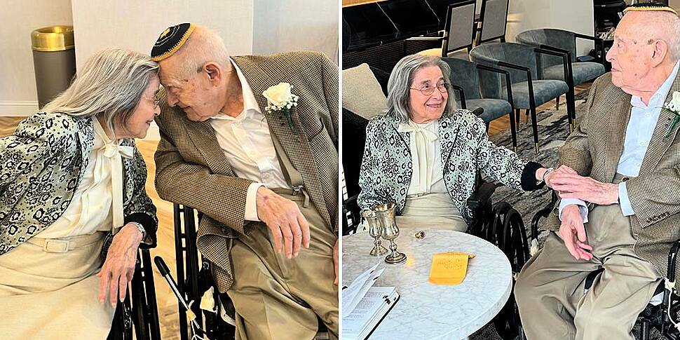 World’s oldest newly-weds marr...