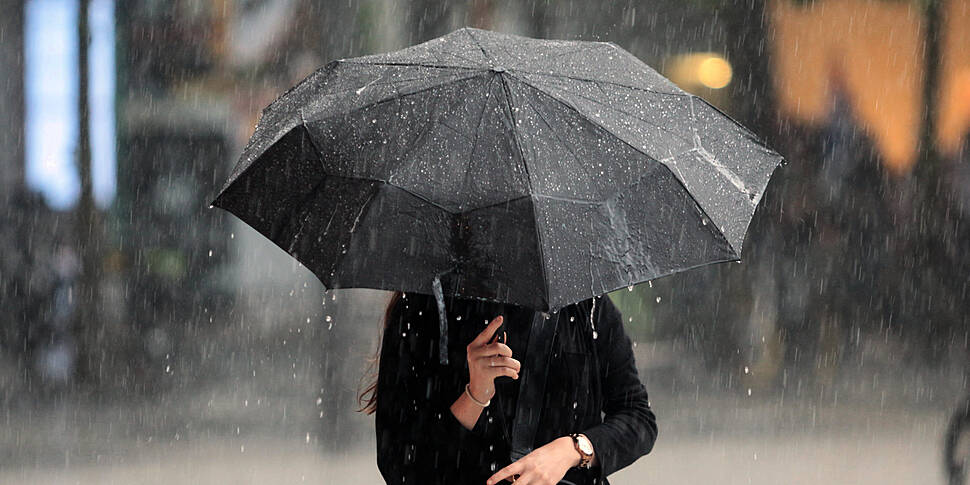 Yellow rain warning issued for...