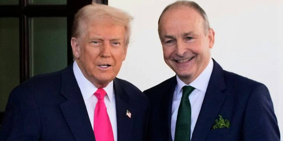 Micheál Martin meets with Trum...