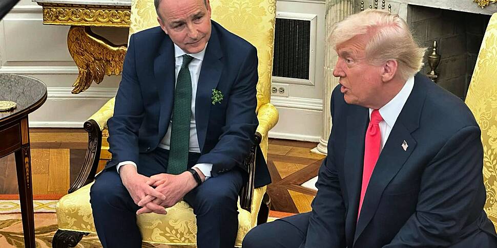 Micheál Martin and Trump meet...