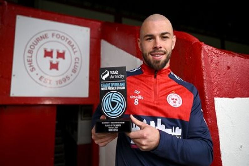 Shelbourne's Mark Coyle is SWI player of the month