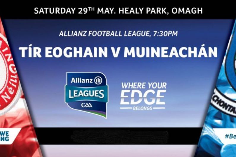 Monaghan make one change to their team to face Tyrone