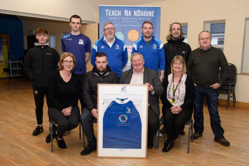 Monaghan Town FC and Teach na Daoine collaborate to get young people active