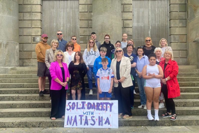 Solidarity protest for Natasha O’Brien held in Monaghan