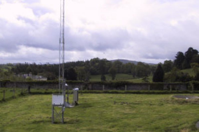 Ballyhaise weather station records highest temperature on record for August