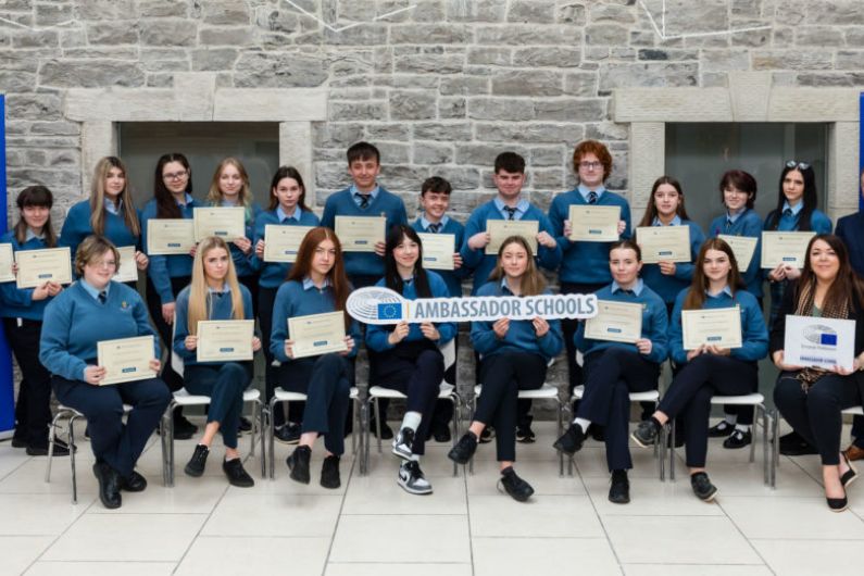 Monaghan students awarded for participation in EPAS programme