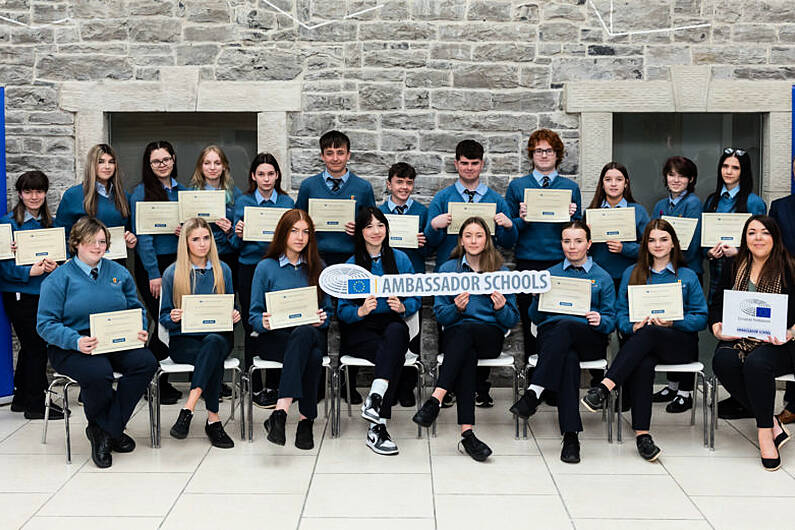 Monaghan students awarded for participation in EPAS programme