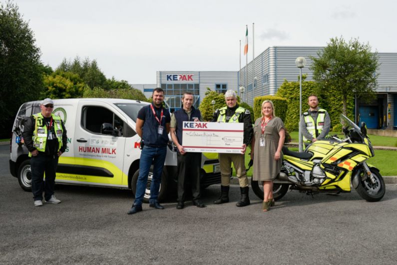 Local community funding awarded to C&uacute; Chulainn Blood Bikes services
